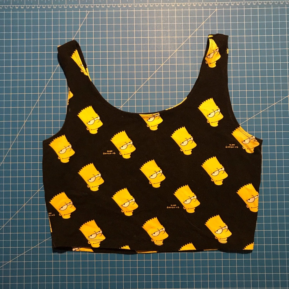 Bart Simpson crop top